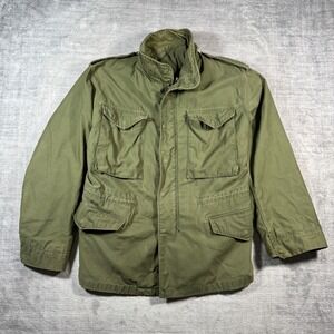 Military M65 Field Jacket Mens Medium Green Vintage Utility Combat Coat OG107